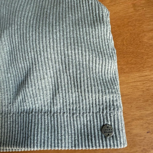 Lucky Brand Gray Ribbed Bralette - Picture 3 of 7